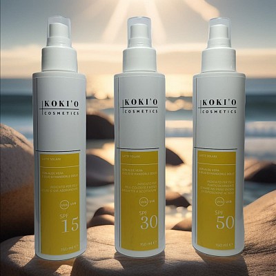 CREMA SOLARE VALEBEAUTYLAB KOKI'O COSMETICS LATTE SOLARE SPRAY FOTOPROTETTIVO ALTA PROTEZIONE